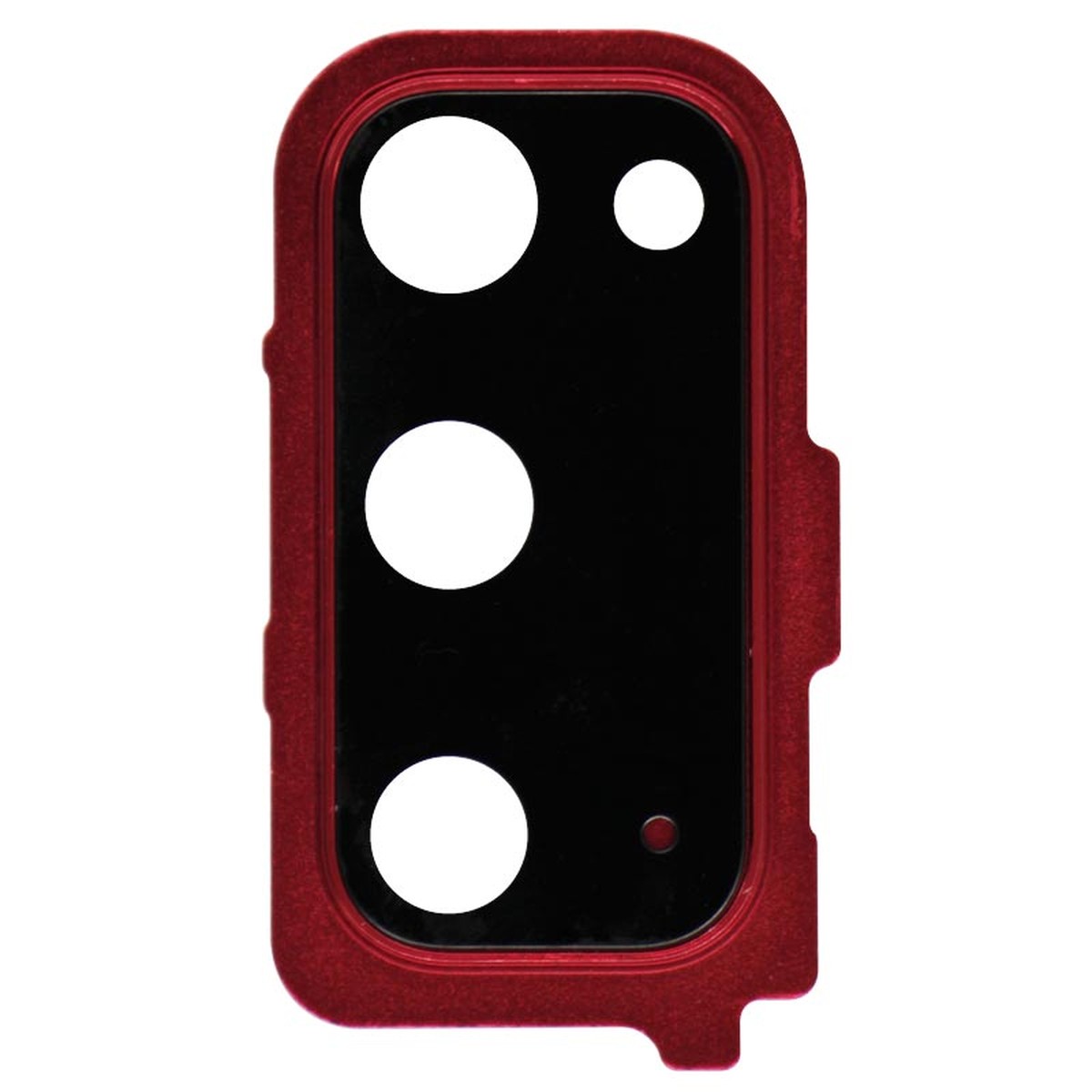 Lente de cámara trasera con anillo bisel para Galaxy S20 (G980), Aura Red