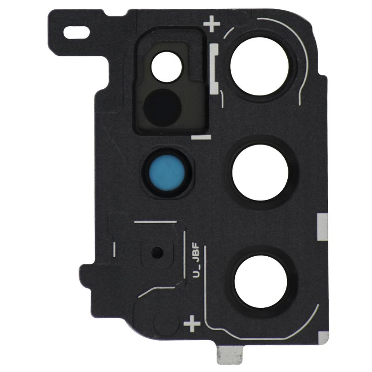 Lente de cámara trasera con anillo bisel para Galaxy S20 Plus (G985), Cosmic Black — imagen 2