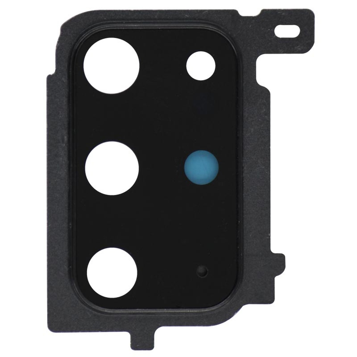 Lente de cámara trasera con anillo bisel para Galaxy S20 Plus (G985), Cosmic Black