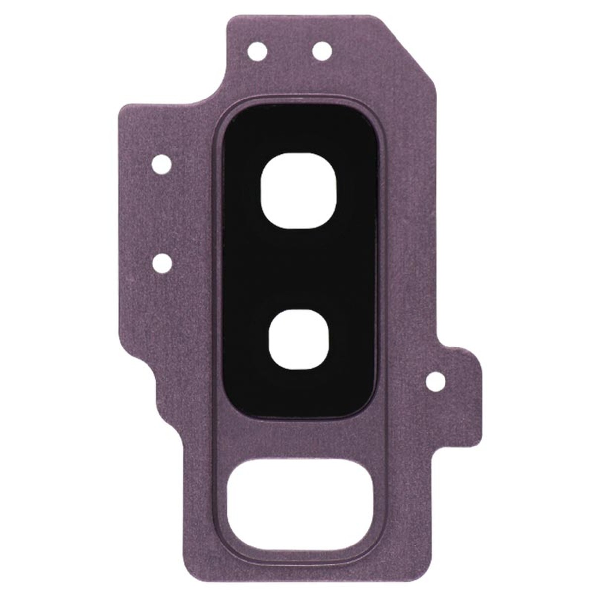 Lente de cámara trasera con anillo bisel para Galaxy S9 Plus (G965), Lilac Purple
