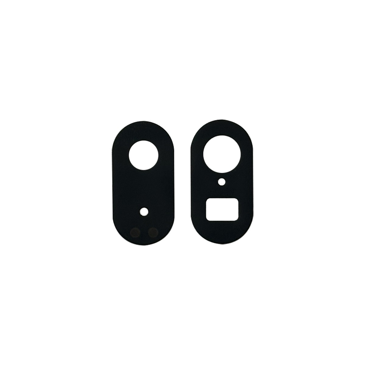 Lente de cámara trasera para Google Pixel 9 Pro Fold, Glass Only / Black (pack de 2)