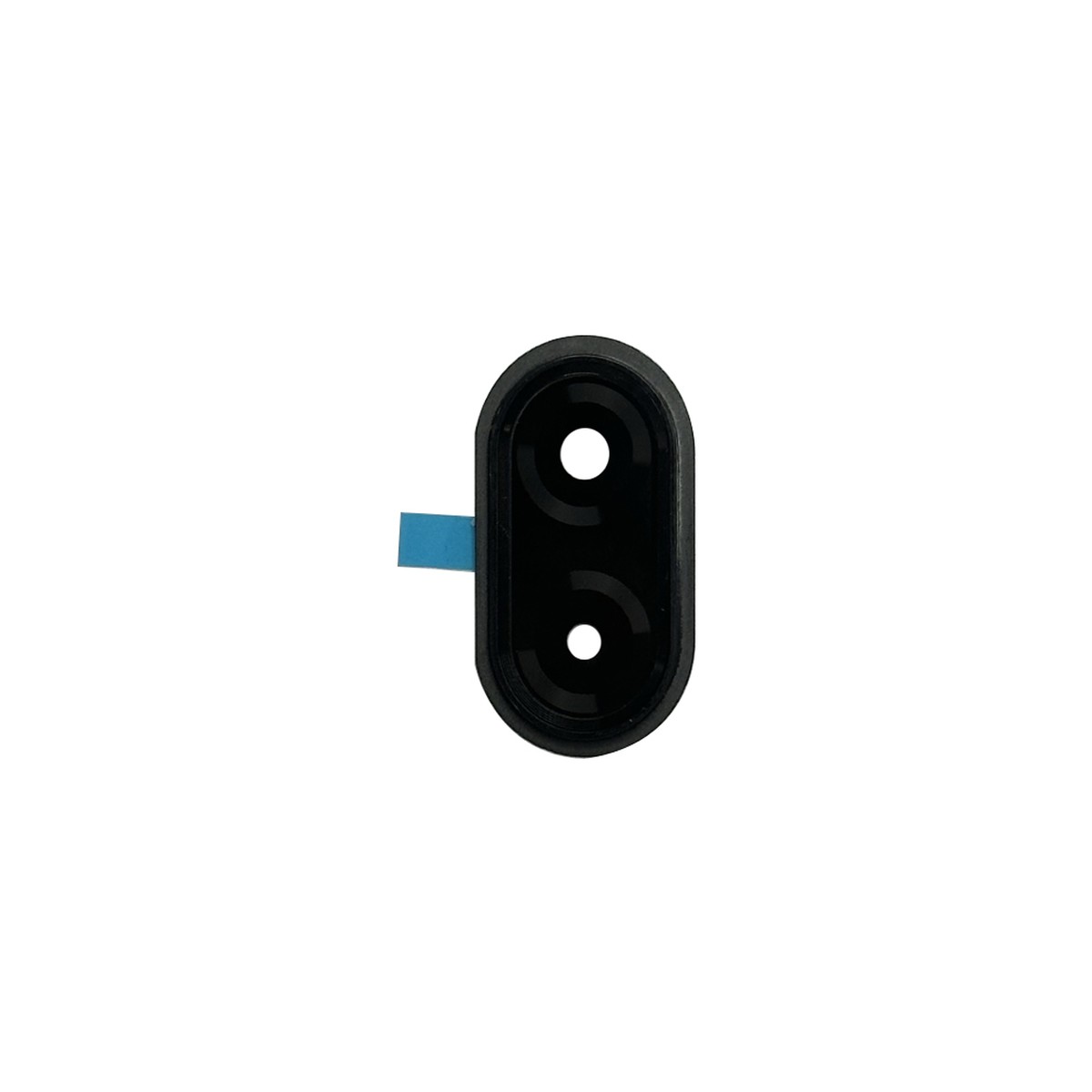 Tapa de lente de cámara trasera con anillo bisel para Galaxy A07, A075 / 2025 / Black