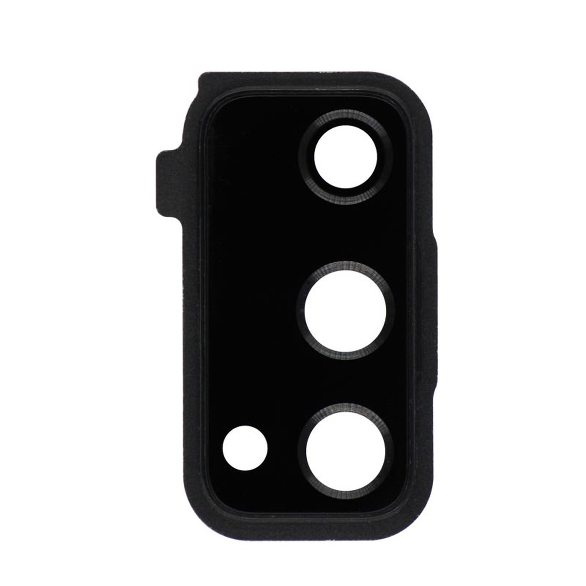 Tapa de lente de cámara trasera con anillo bisel para Galaxy S20 FE 5G (G781), Cosmic Black