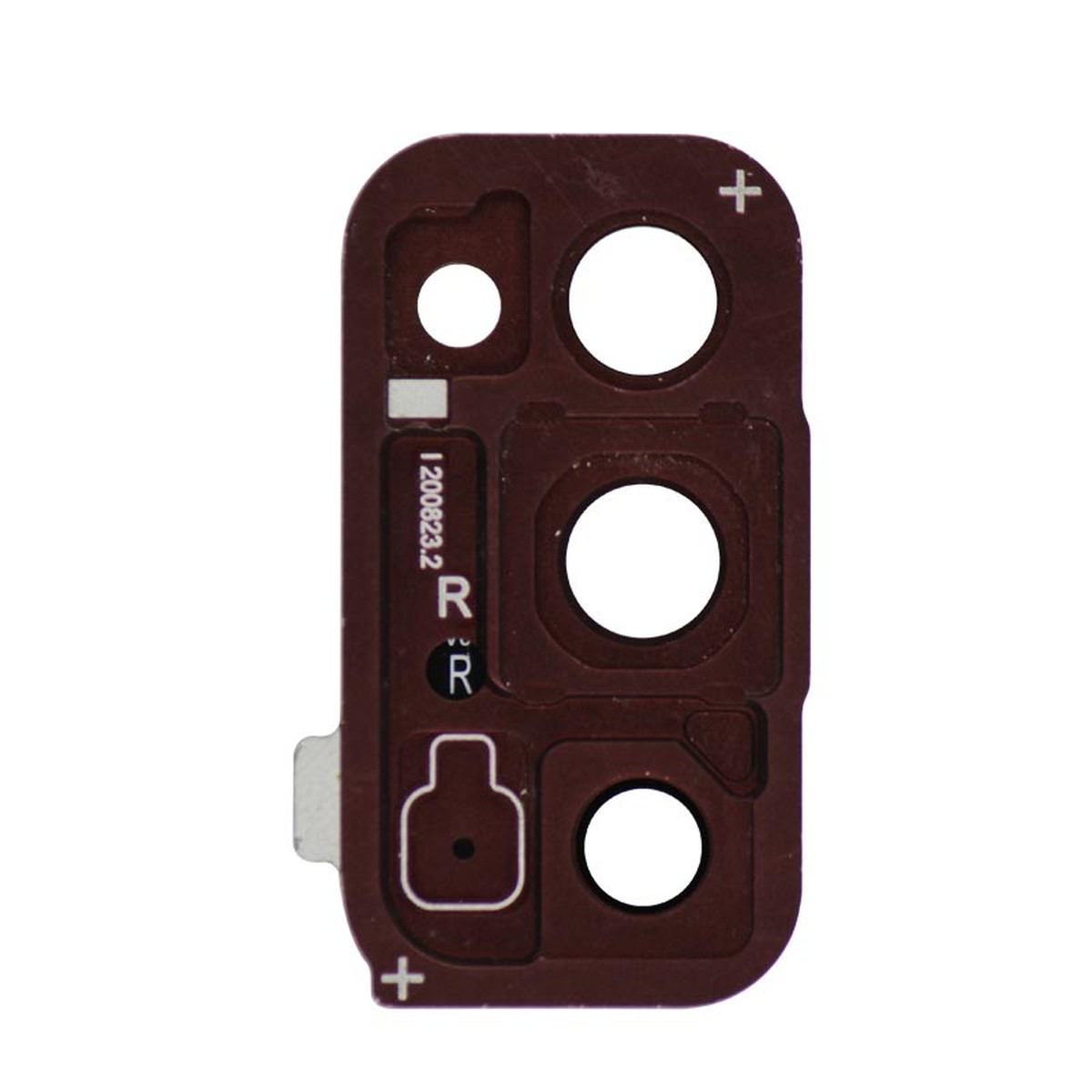 Tapa de lente de cámara trasera con anillo bisel para Galaxy S20 FE 5G (G781), Cloud Red — imagen 2