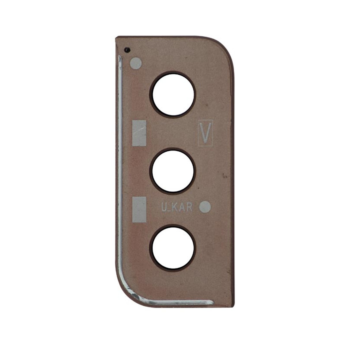 Tapa de lente de cámara trasera con anillo bisel para Galaxy S21 Plus 5G (G996), Phantom Gold — imagen 2