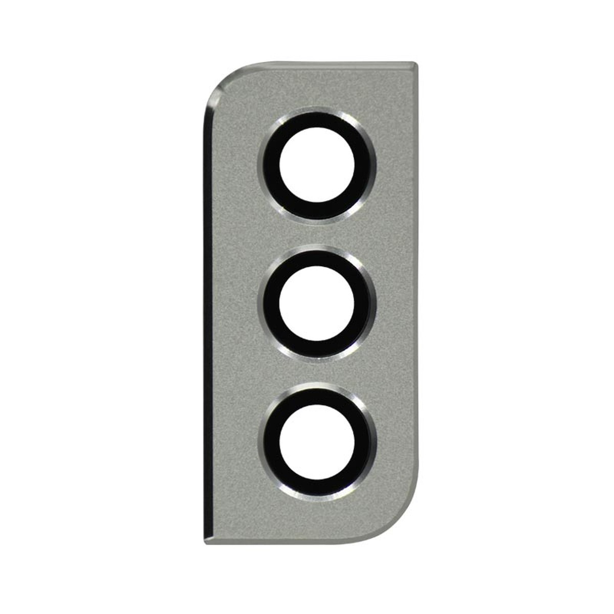 Tapa de lente de cámara trasera con anillo bisel para Galaxy S21 Plus 5G (G996), White