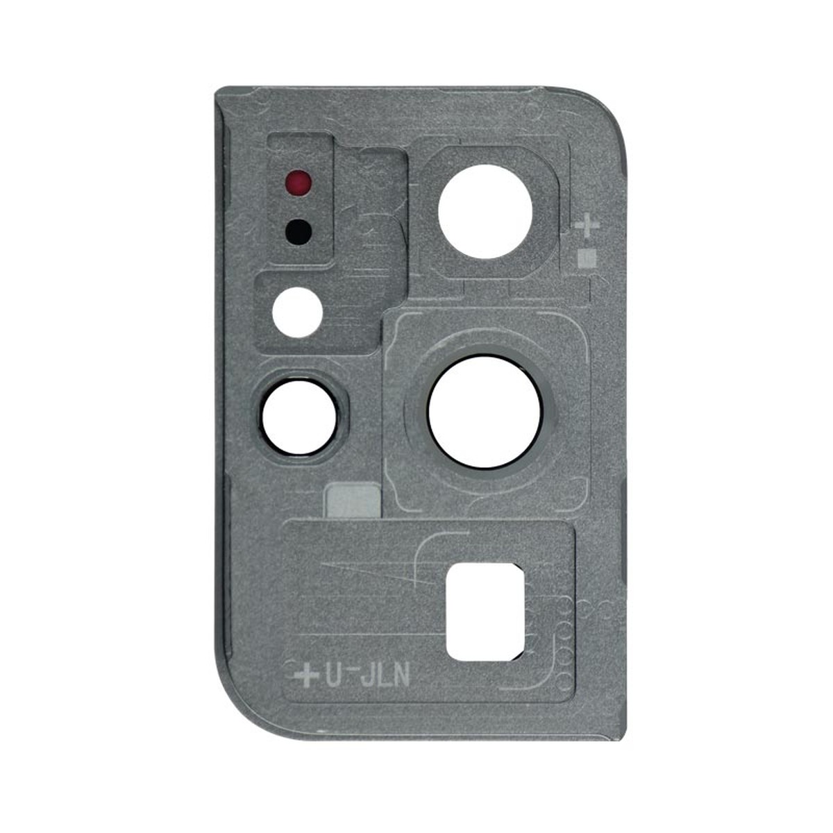 Tapa de lente de cámara trasera con anillo bisel para Galaxy S21 Ultra 5G (G998), Phantom Silver — imagen 2
