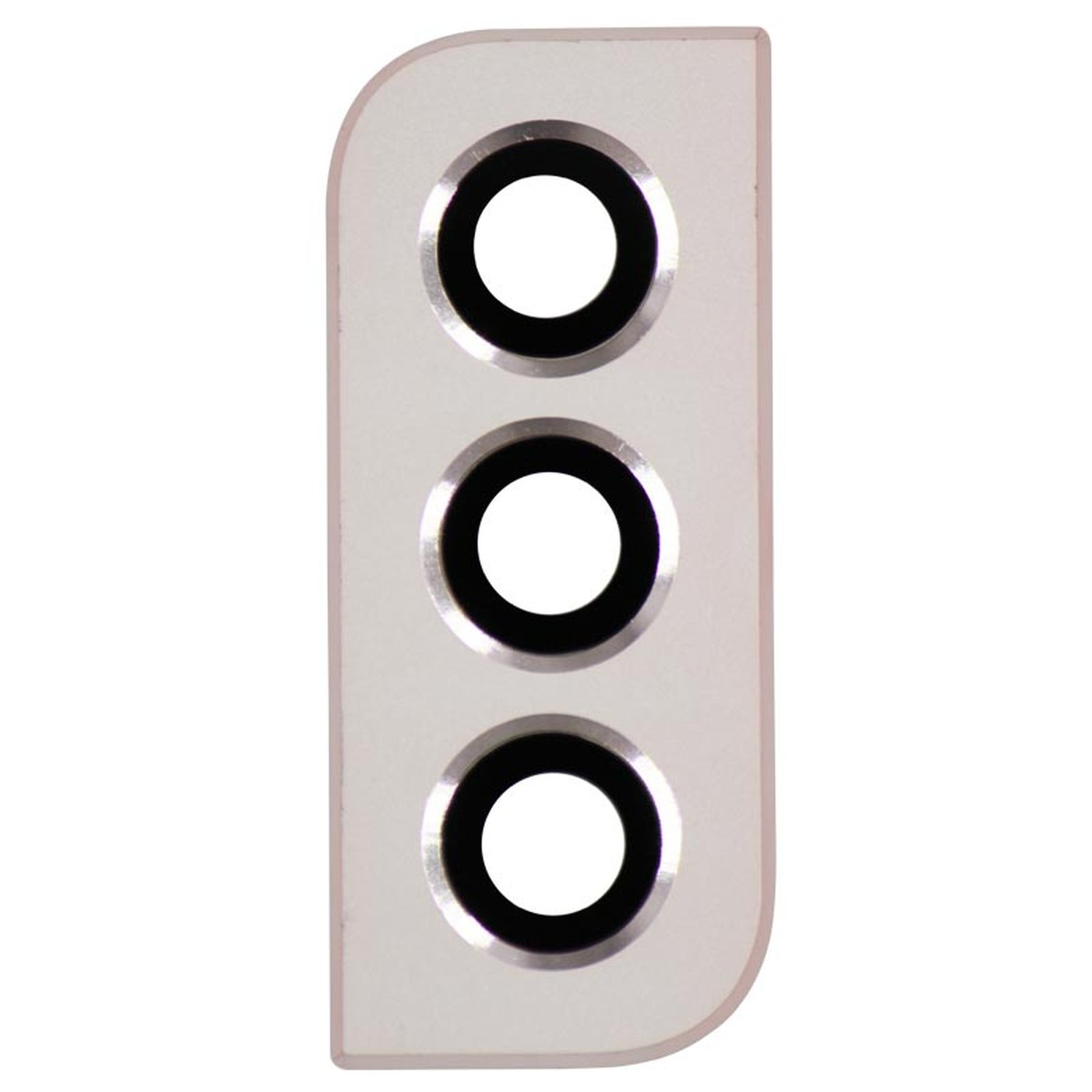 Tapa de lente de cámara trasera con anillo bisel para Galaxy S22 5G (S901), Pink Gold