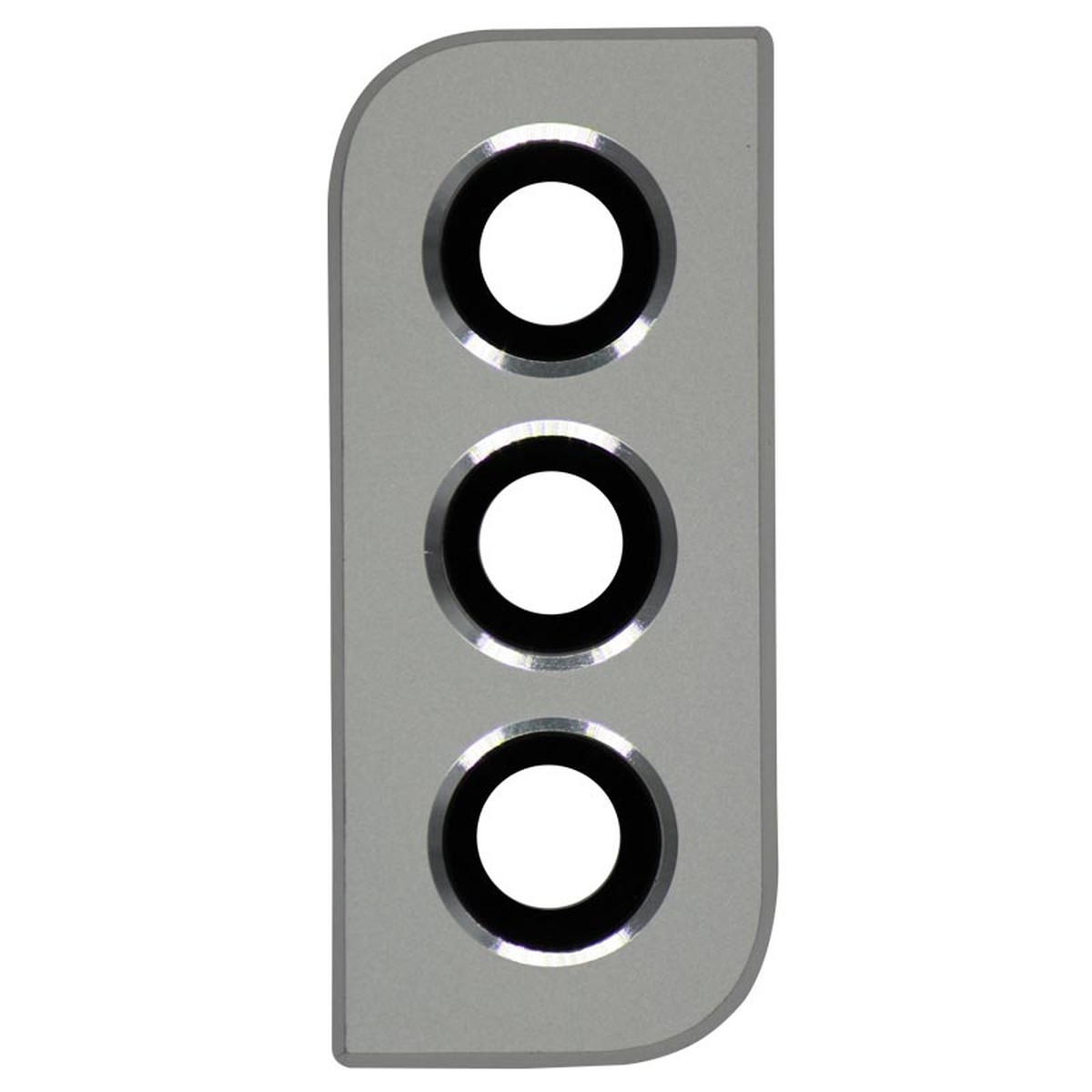Tapa de lente de cámara trasera con anillo bisel para Galaxy S22 Plus 5G (S906), White