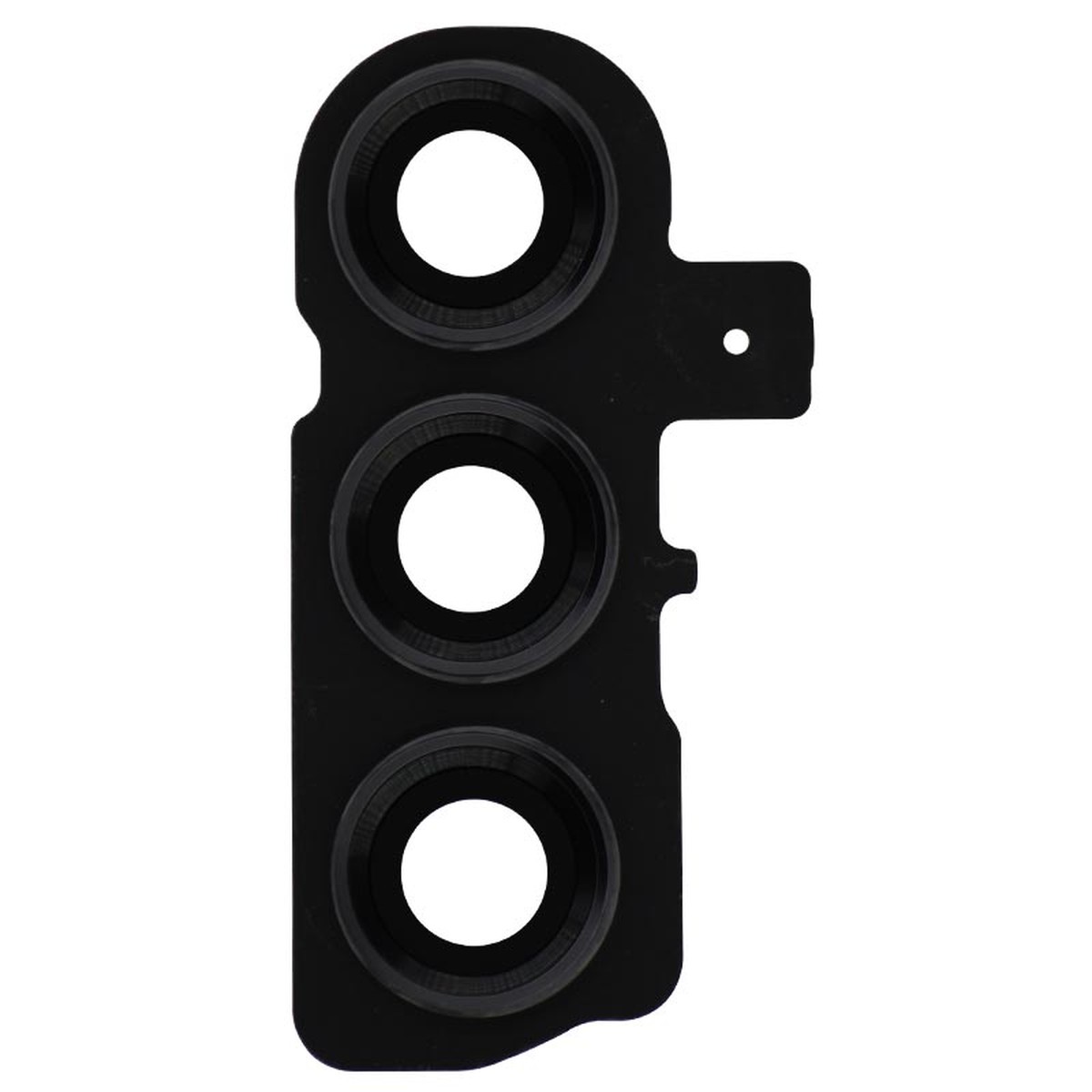 Tapa de lente de cámara trasera con anillo bisel para Galaxy S23 5G / S23 Plus 5G (S911), Phantom Black