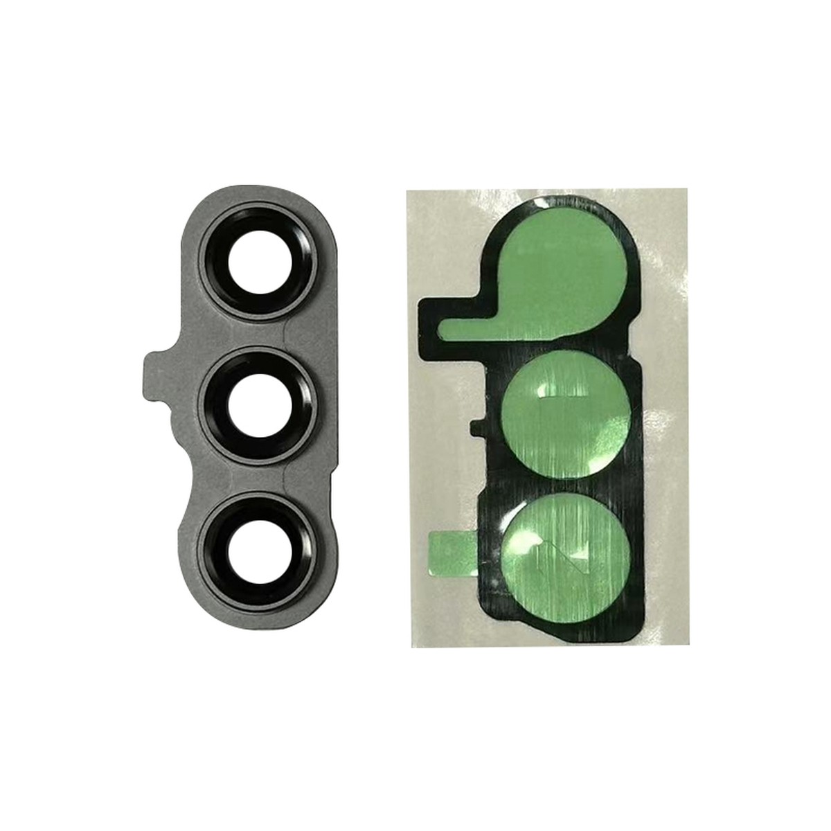 Tapa de lente de cámara trasera con anillo bisel para Galaxy S23 FE 5G (S711), Graphite
