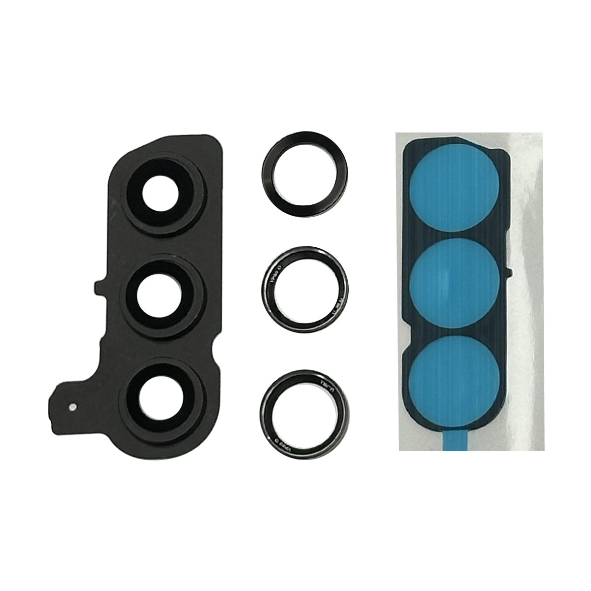 Tapa de lente de cámara trasera con anillo bisel para Galaxy S25 5G (S931), Mint