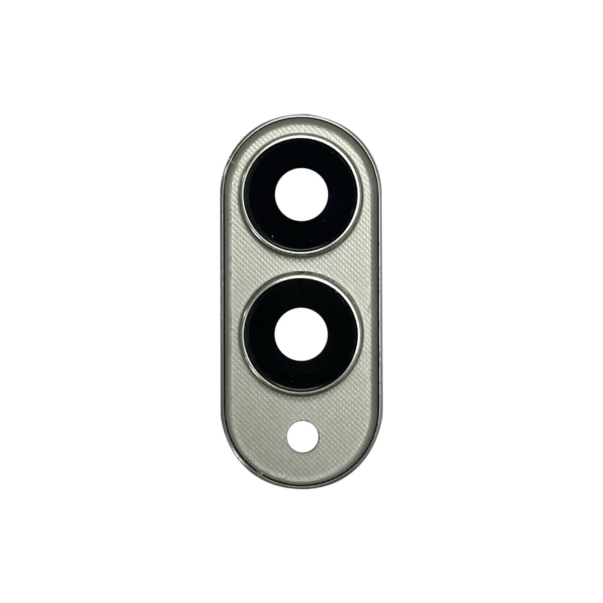 Tapa de lente de cámara trasera con anillo bisel para Galaxy S25 Edge (S937), Titanium Silver