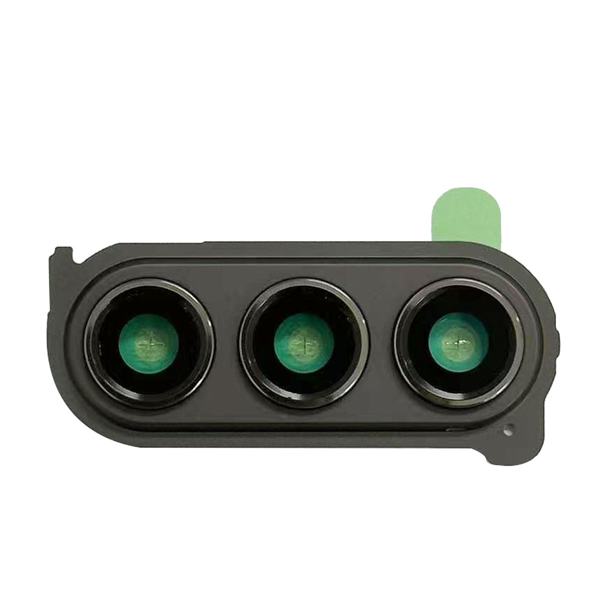 Tapa de lente de cámara trasera con anillo bisel para Galaxy Z Fold 5 5G (F946), Phantom Black