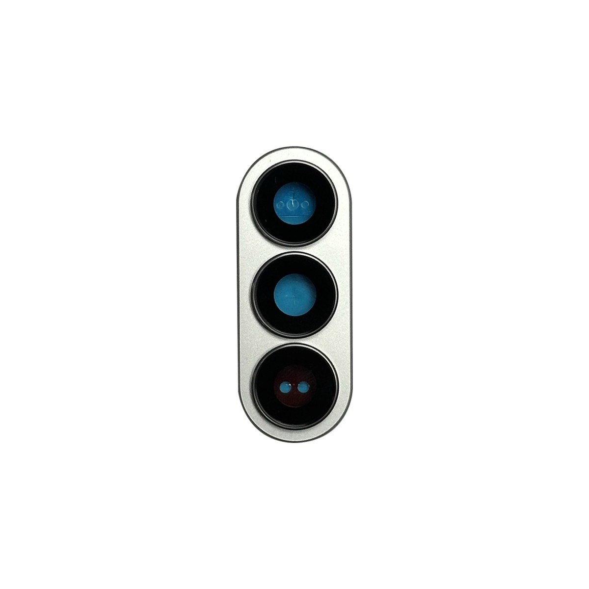 Tapa de lente de cámara trasera con anillo bisel para Galaxy Z Fold7 (F966), Silver Shadow
