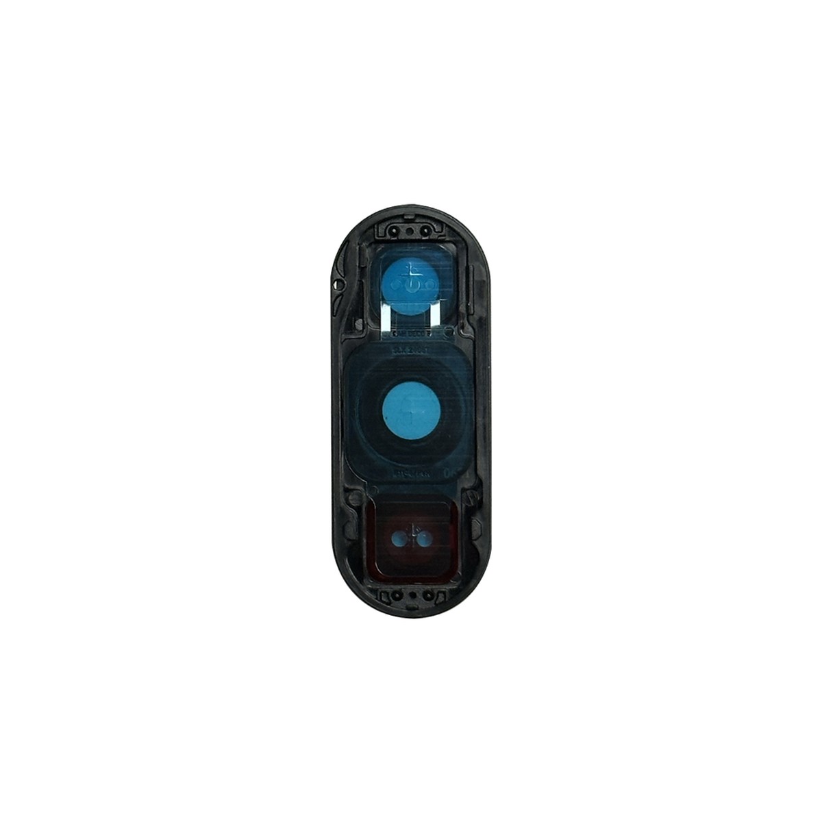 Tapa de lente de cámara trasera con anillo bisel para Galaxy Z Fold7 (F966), JetBlack — imagen 2