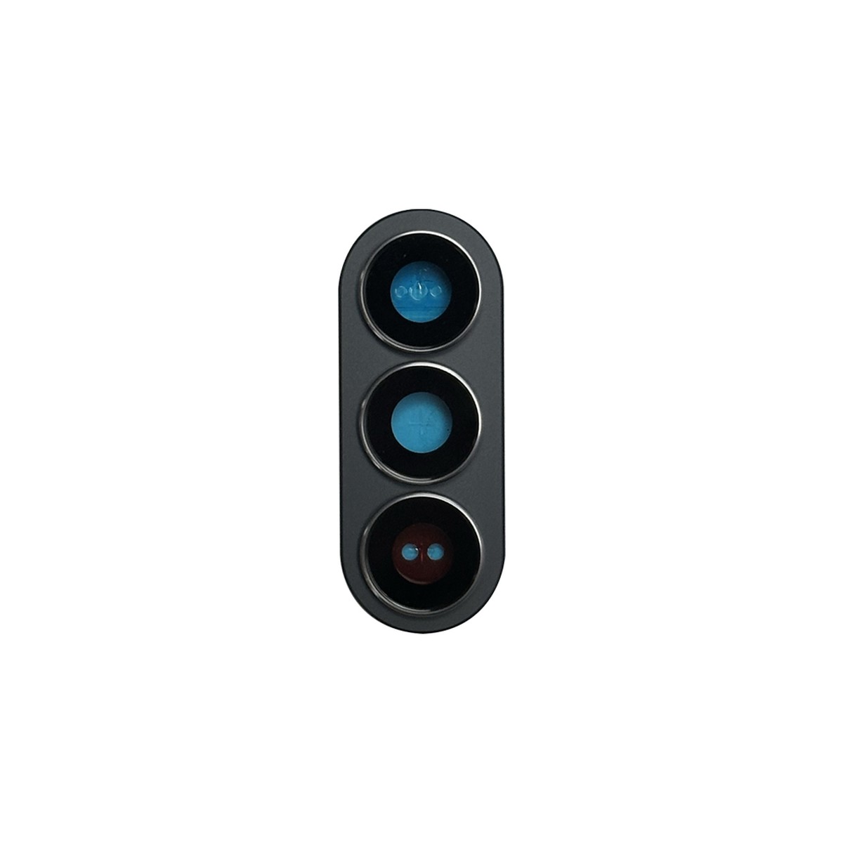 Tapa de lente de cámara trasera con anillo bisel para Galaxy Z Fold7 (F966), JetBlack