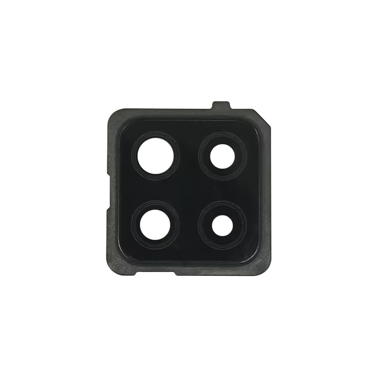 Lente de cámara trasera con anillo bisel para Galaxy A42 5G, A426 / 2020 / Prism Dot Black