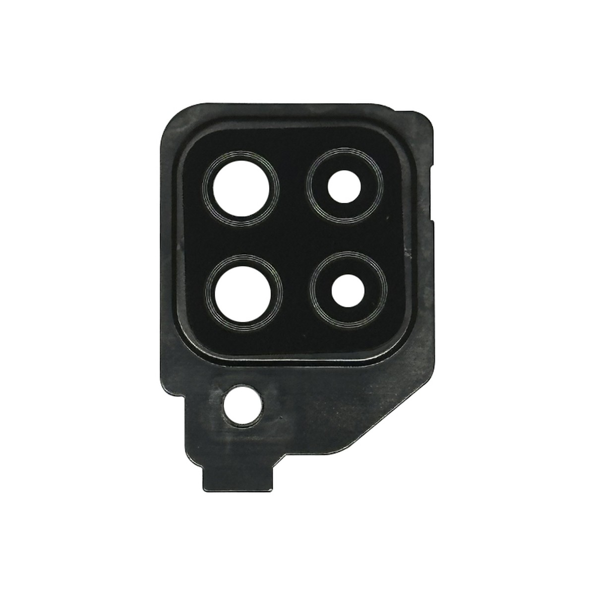 Lente de cámara trasera con soporte para Galaxy A22 4G, A225 / 2021 / Black