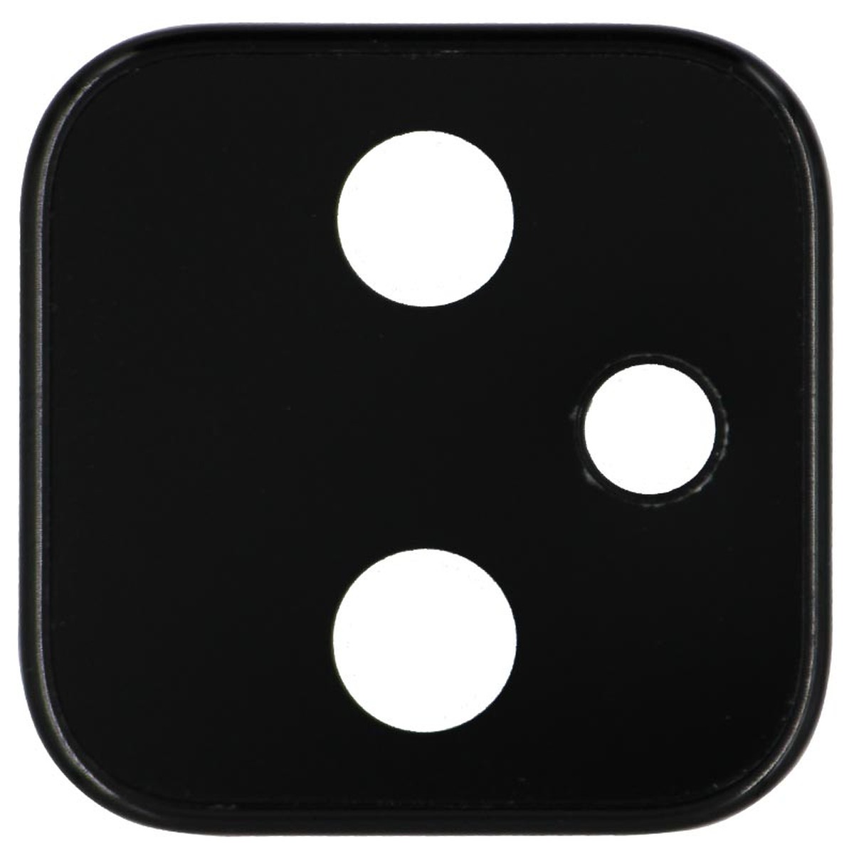 Lente de cámara trasera con soporte para Google Pixel 5a 5G, Black