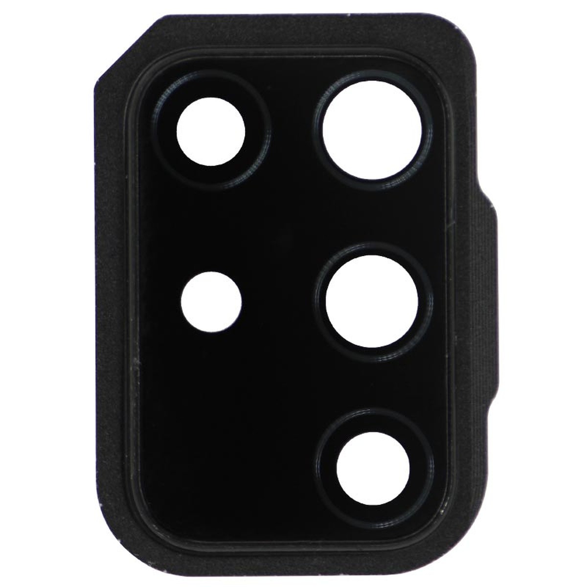 Lente de cámara trasera con anillo bisel de la tapa para Galaxy A71 5G, A716 / 2020 / Black