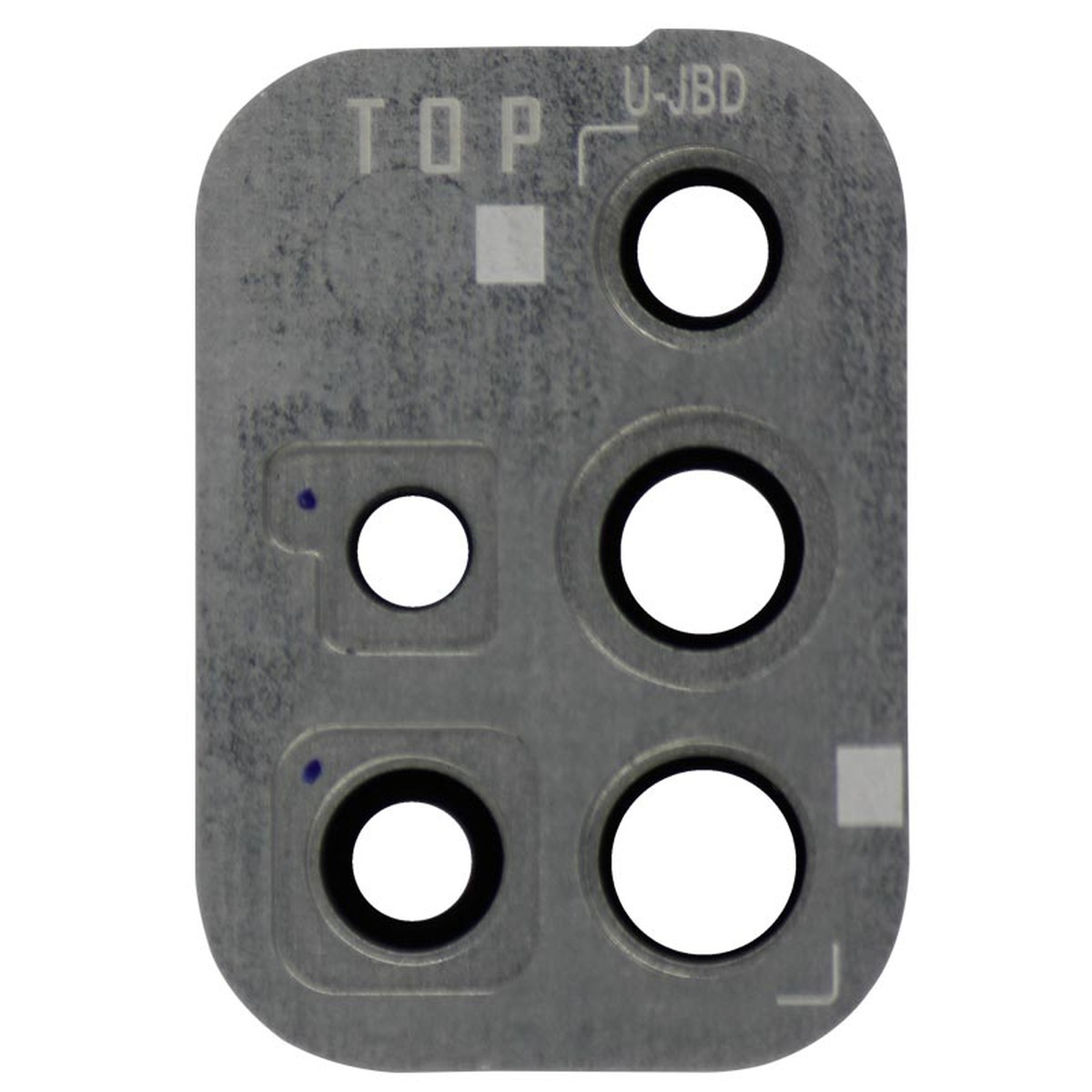Lente de cámara trasera con anillo bisel de la tapa para Galaxy A71, A715 / 2020 / Prism Crush Silver — imagen 2