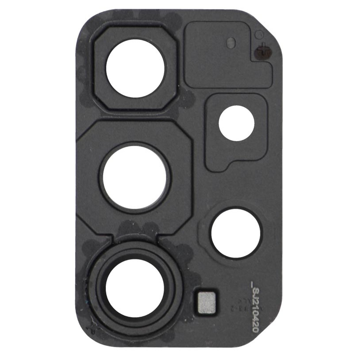 Lente de cámara trasera con anillo bisel de la tapa para Galaxy A72, A725 / 2021 / Awesome Black — imagen 2