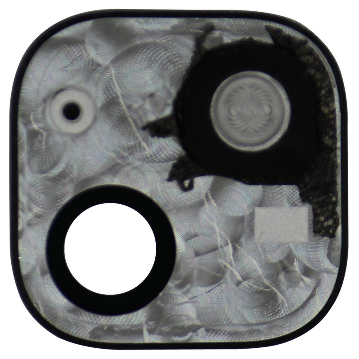 Lente de cámara trasera con anillo bisel de la tapa para Google Pixel 4a, Black — imagen 2