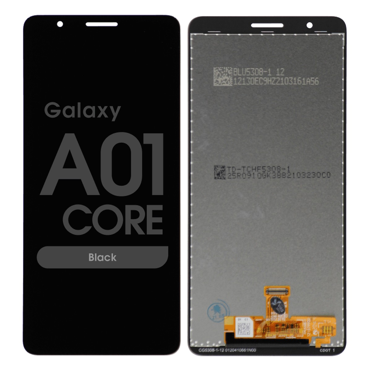 Pantalla LCD con táctil sin marco Reacondicionado para Galaxy A01 Core, A013 / 2020 / Black