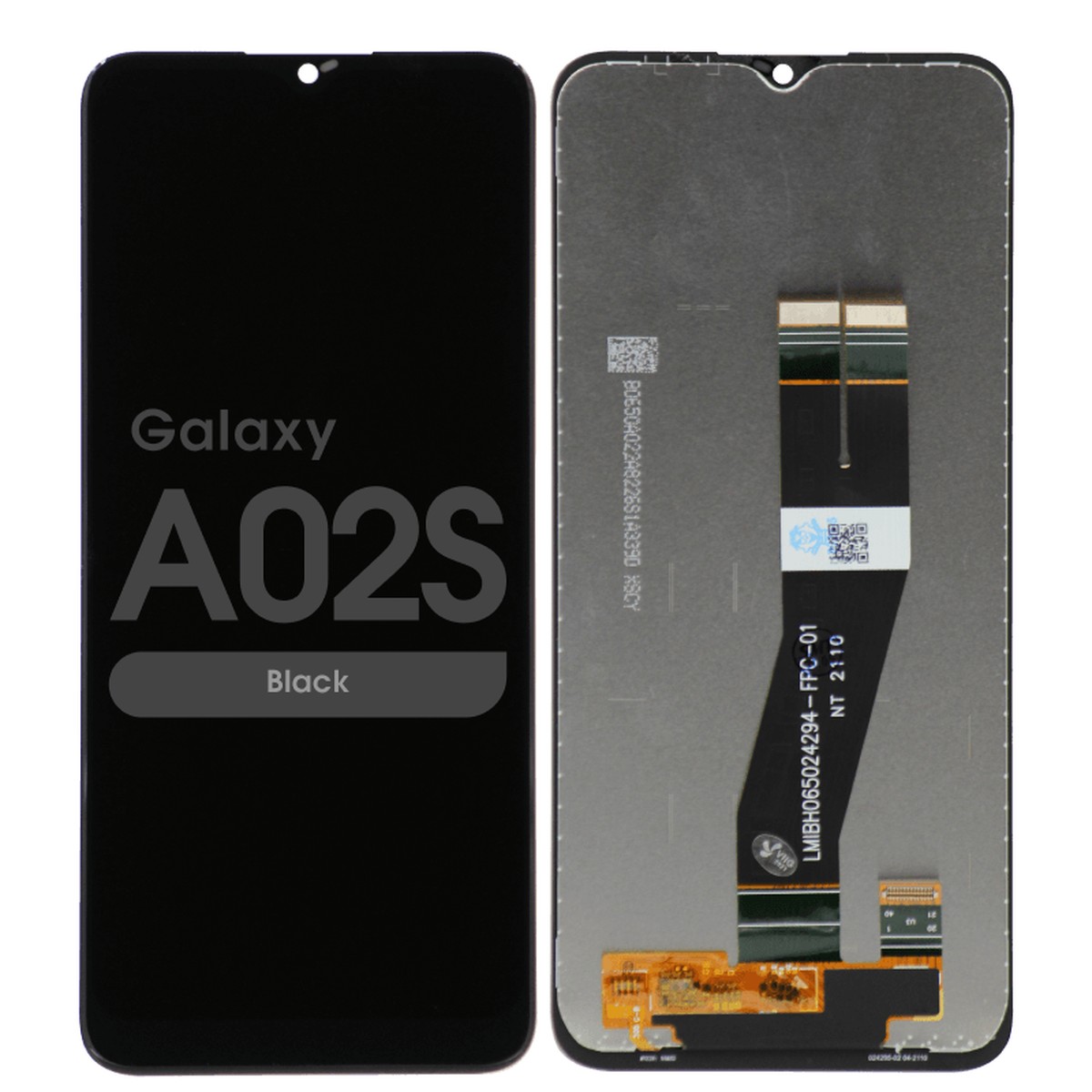 Pantalla LCD con táctil sin marco Reacondicionado para Galaxy A02s, Versión US, A025M / 2020 / Black