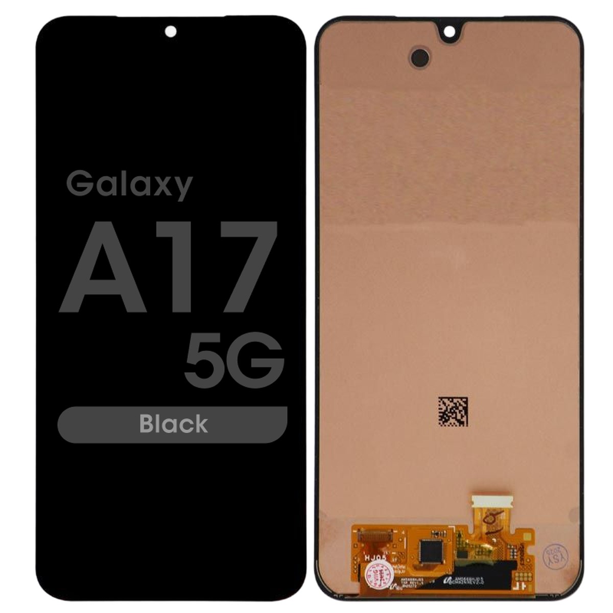 Pantalla LCD con táctil sin marco Reacondicionado para Galaxy A17 5G, A176 / 2025 / Black