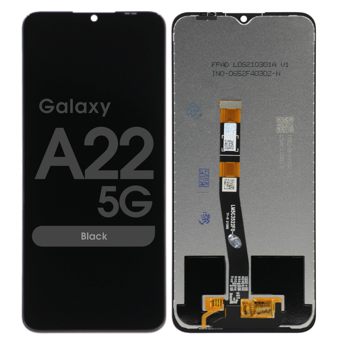 Pantalla LCD con táctil sin marco Reacondicionado para Galaxy A22 5G (A226B), Black