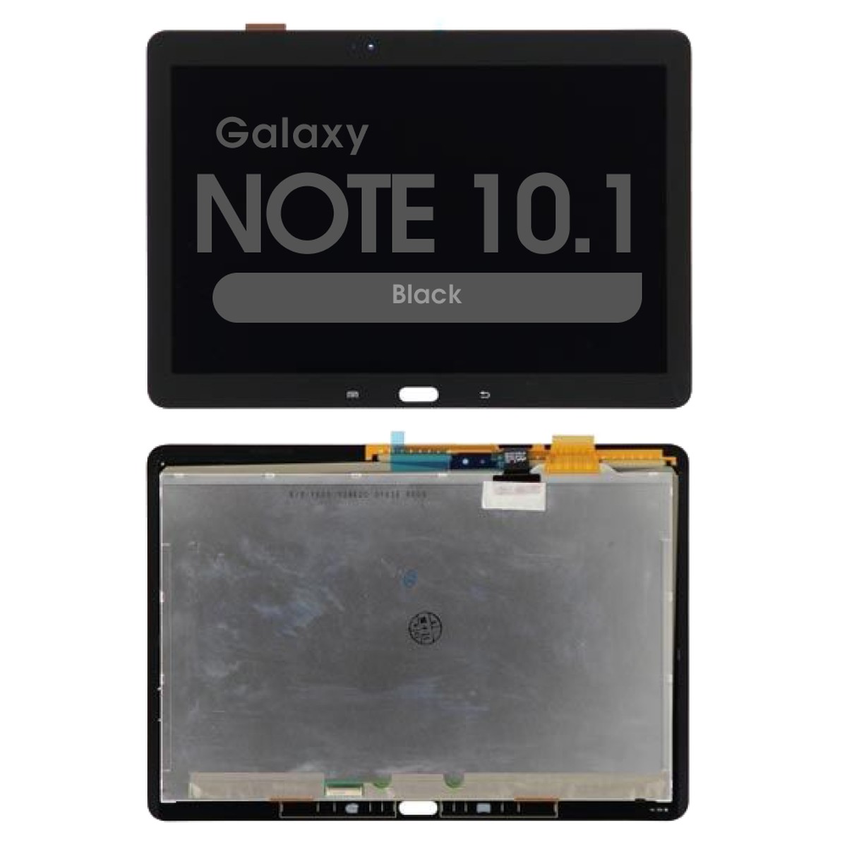 Pantalla LCD con táctil sin marco Reacondicionado para Galaxy Note 10.1 (P600/P605), Black