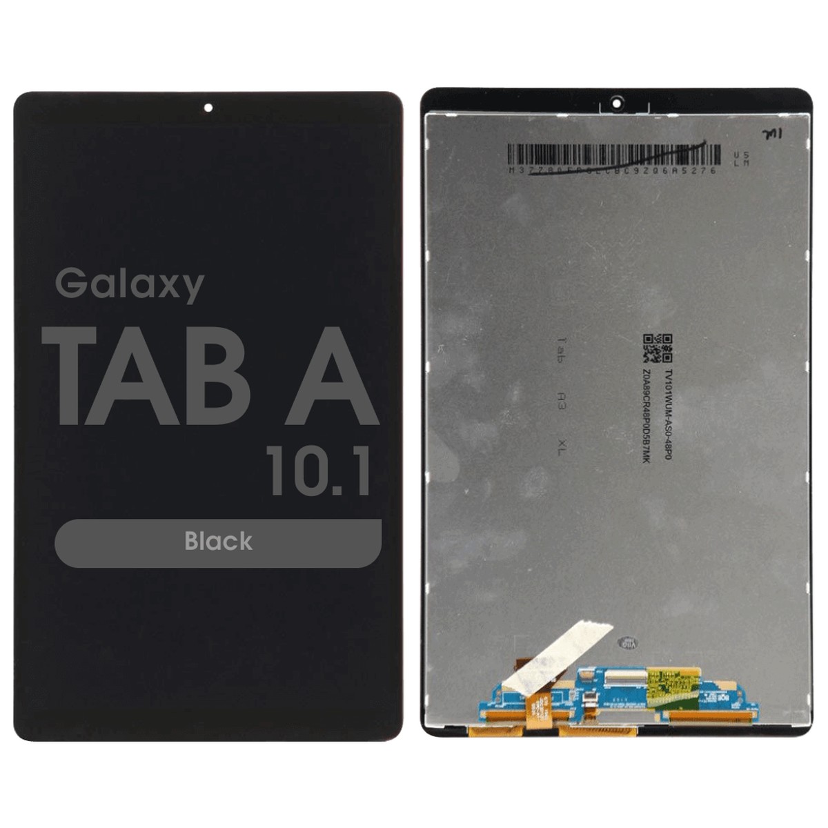 Pantalla LCD con táctil sin marco Reacondicionado para Galaxy Tab A 10.1 (T510/T515), Black