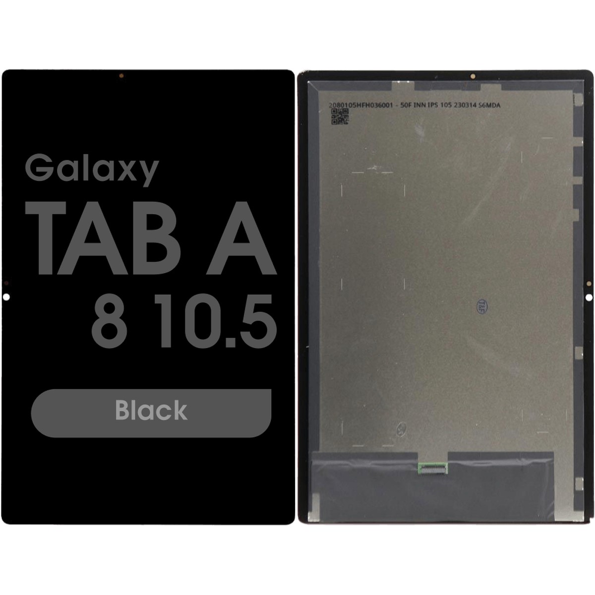 Pantalla LCD con táctil sin marco Reacondicionado para Galaxy Tab A8 10.5, X200 / 2021 / WiFi Version / Black
