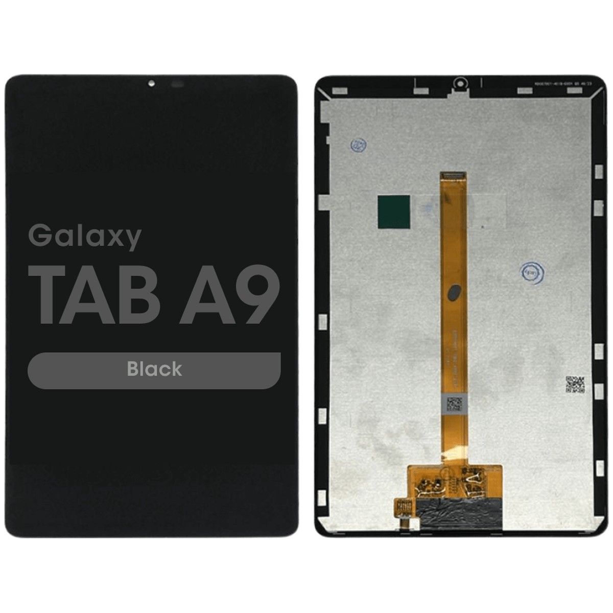 Pantalla LCD con táctil sin marco Reacondicionado para Galaxy Tab A9, X110 / X115 / 2023 / Black