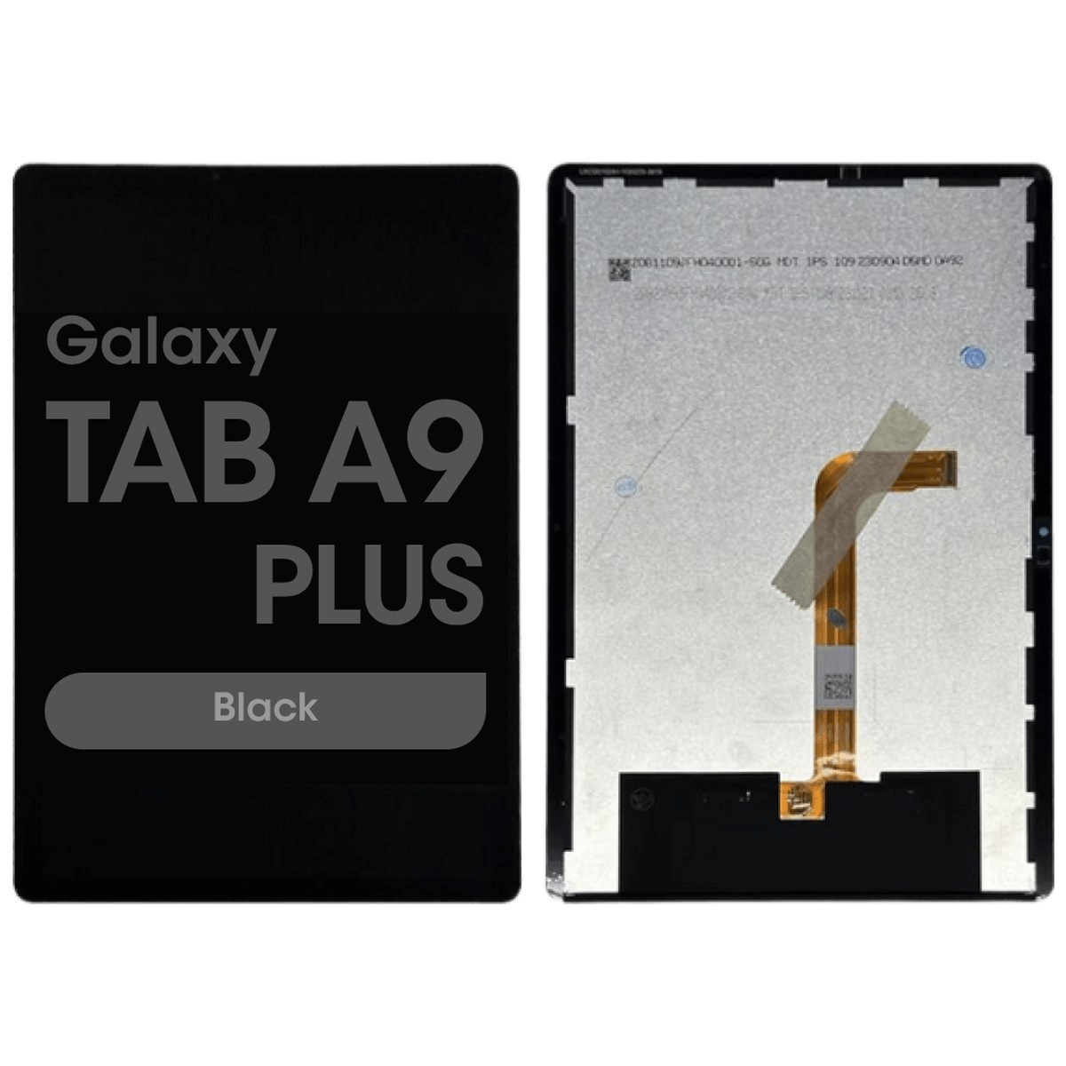 Pantalla LCD con táctil sin marco Reacondicionado para Galaxy Tab A9 Plus, X215 / 2023 / Black