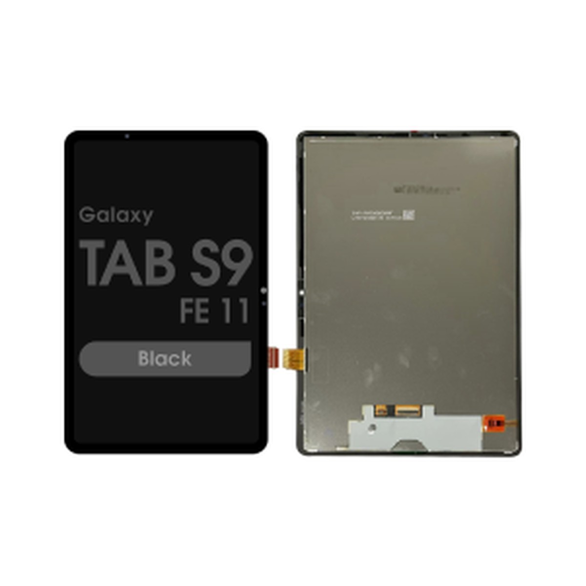 Pantalla LCD con táctil sin marco Reacondicionado para Galaxy Tab S9 FE 11", X510 / X516 / 2023 / Black