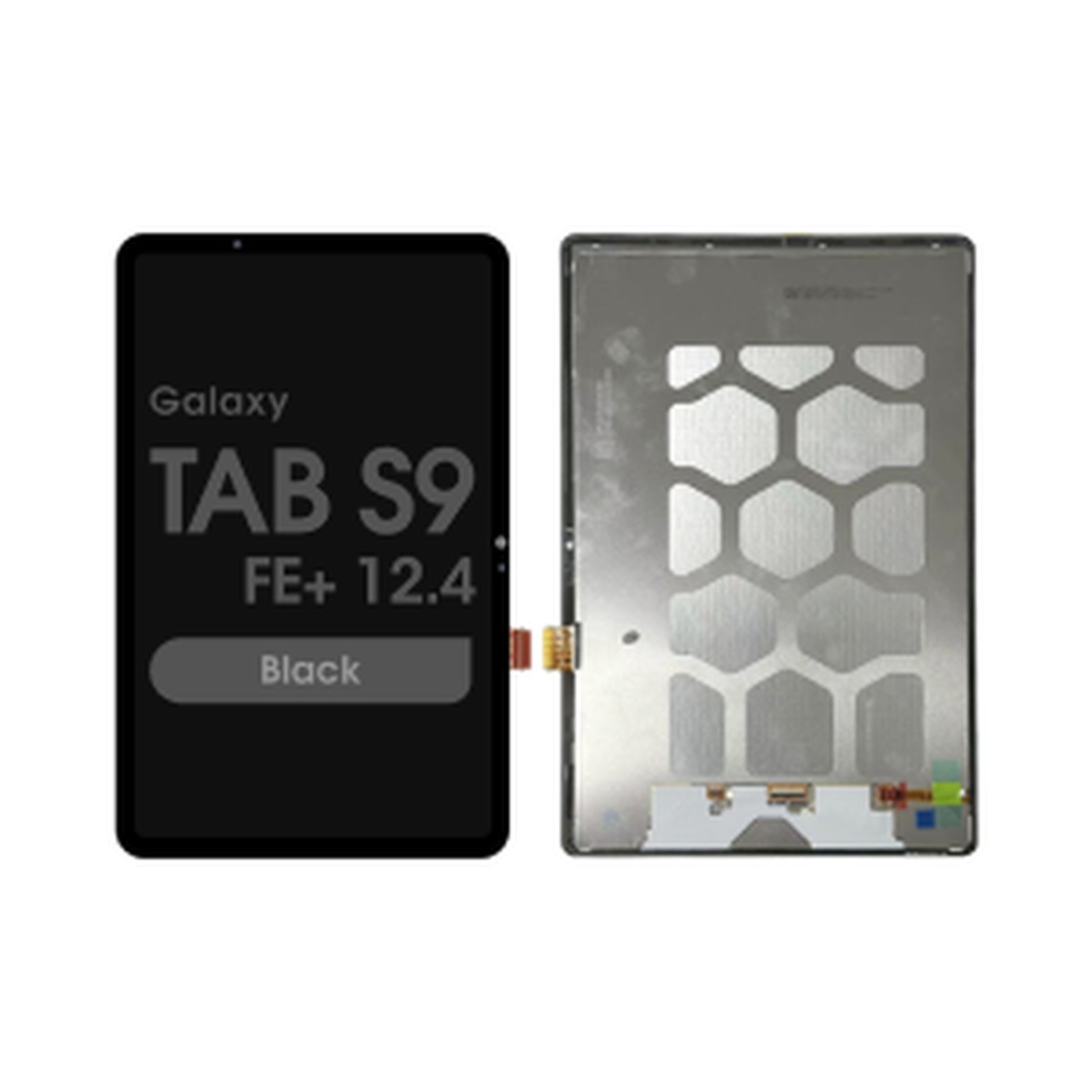 Pantalla LCD con táctil sin marco Reacondicionado para Galaxy Tab S9 FE Plus 12.4", X610 / X616 / 2023 / Black