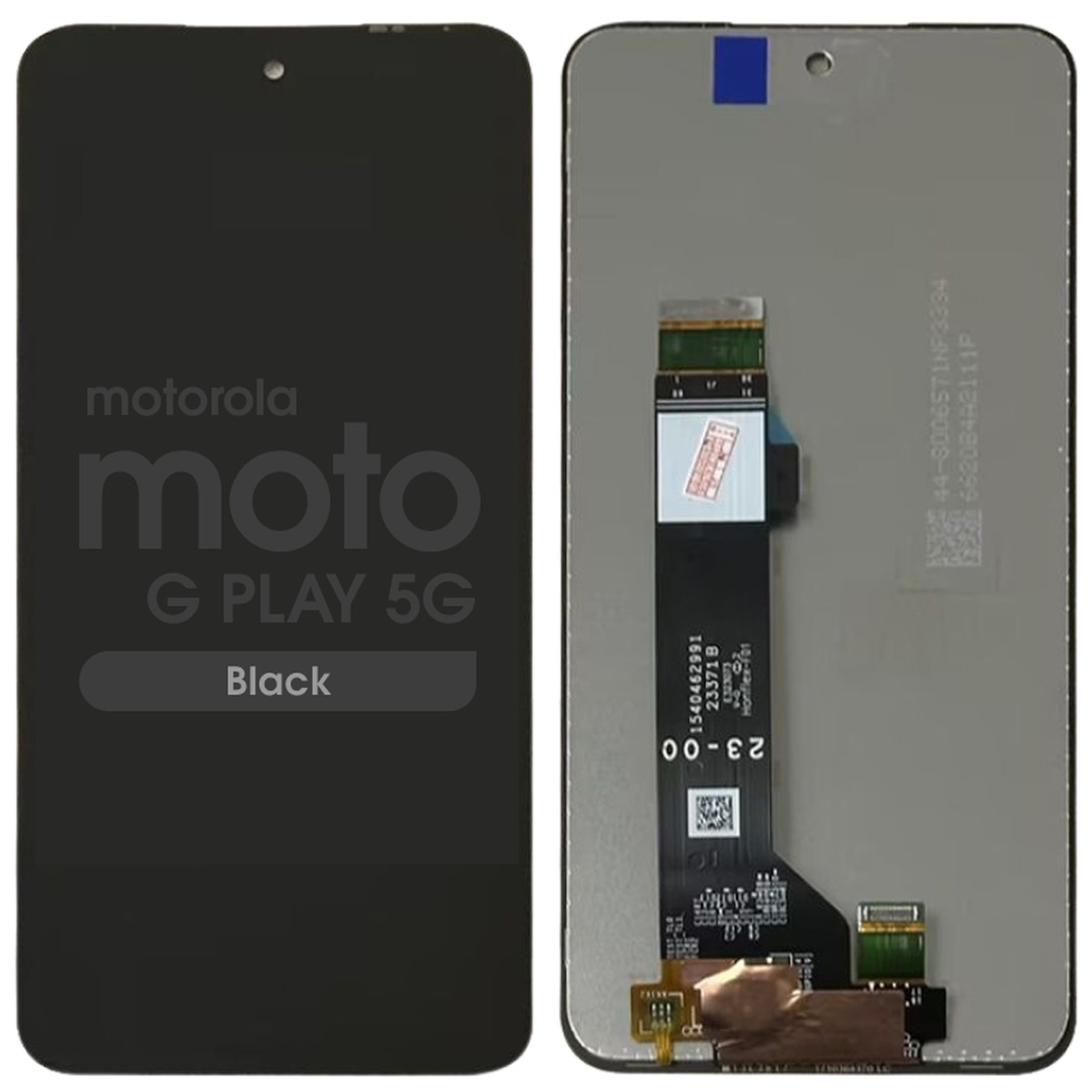 Pantalla LCD con táctil sin marco Reacondicionado para Moto G Play 5G (XT2413-2), Black