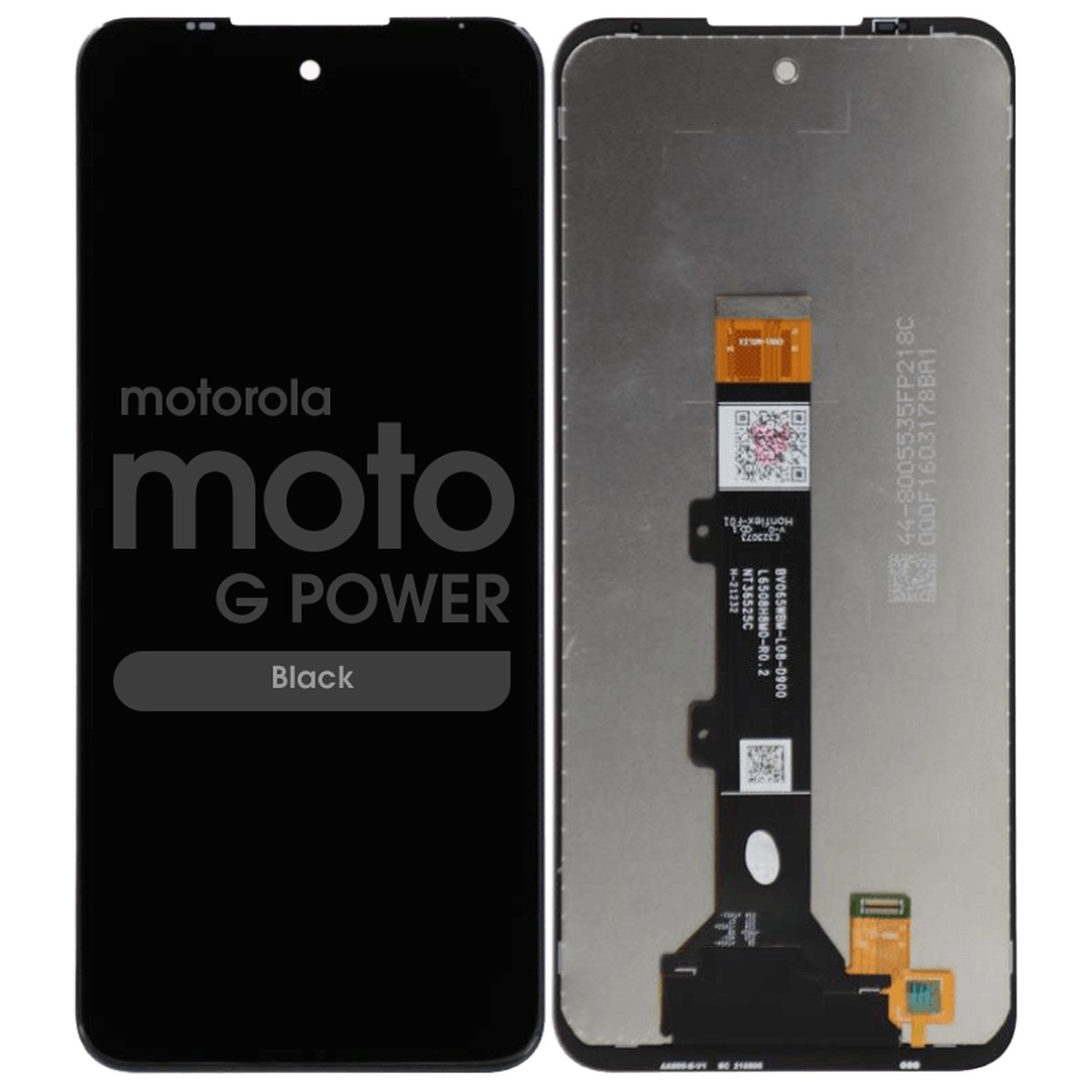 Pantalla LCD con táctil sin marco Reacondicionado para Moto G Power (XT2165), Black
