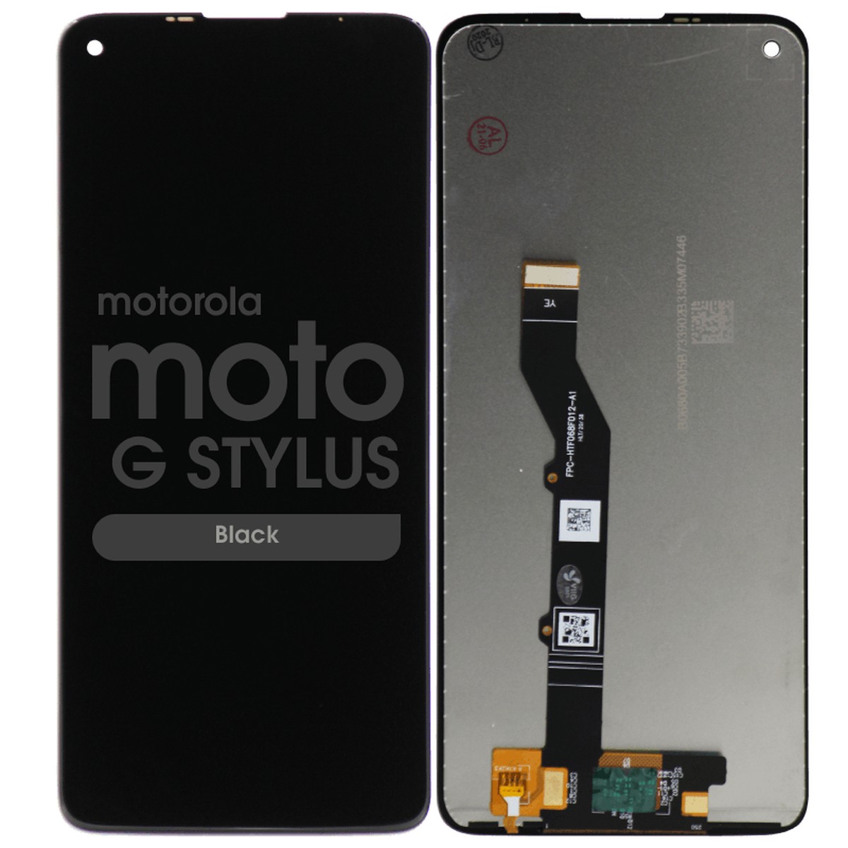 Pantalla LCD con táctil sin marco Reacondicionado para Moto G Stylus (XT2115), Black
