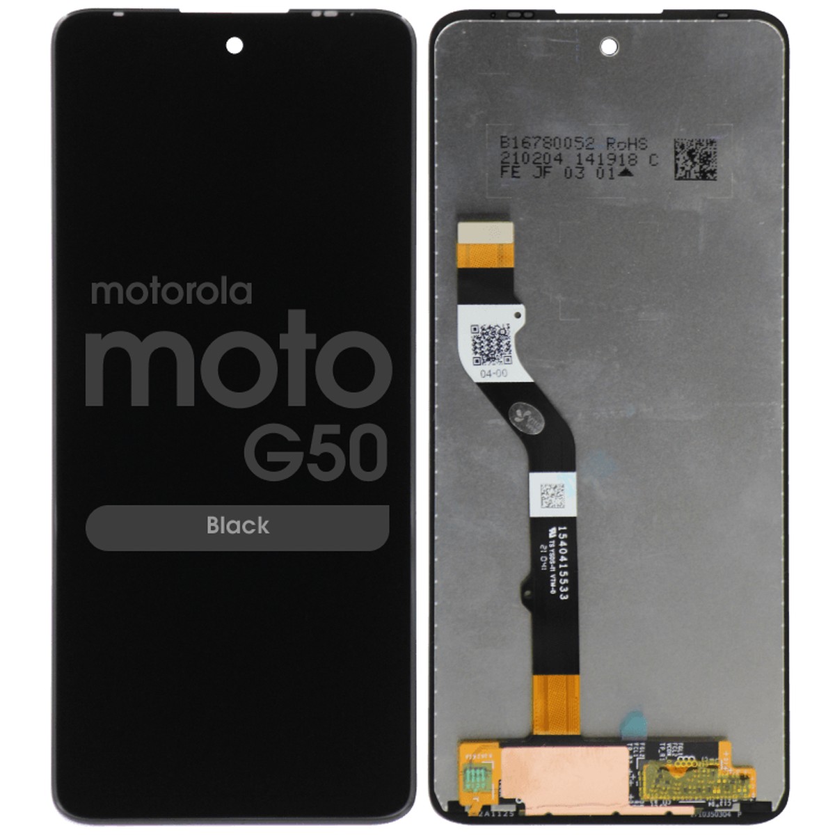 Pantalla LCD con táctil sin marco Reacondicionado para Moto G50 (XT2137), Black