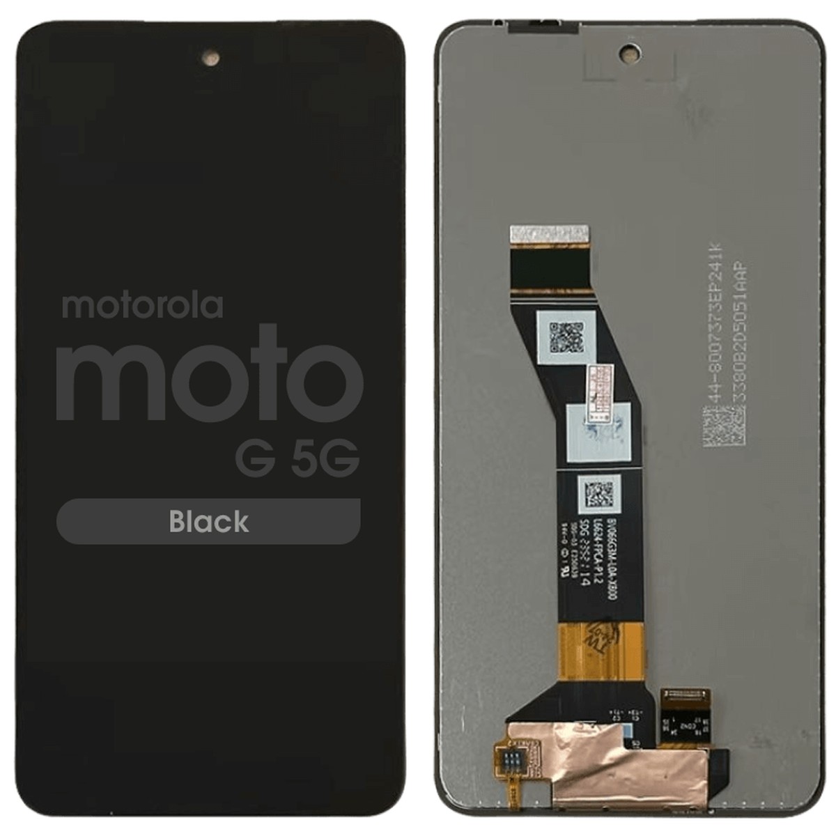Pantalla LCD con táctil sin marco Reacondicionado para Moto G5G (XT2417), Black