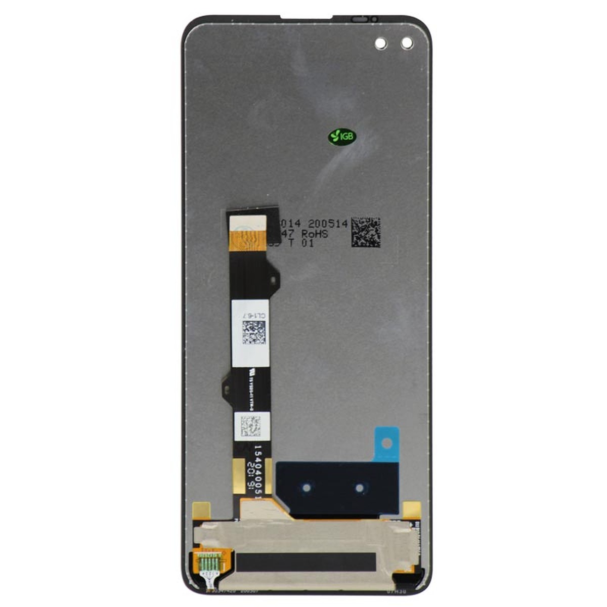 Pantalla LCD con táctil sin marco Reacondicionado para Moto One 5G (XT2075-1), Black — imagen 3