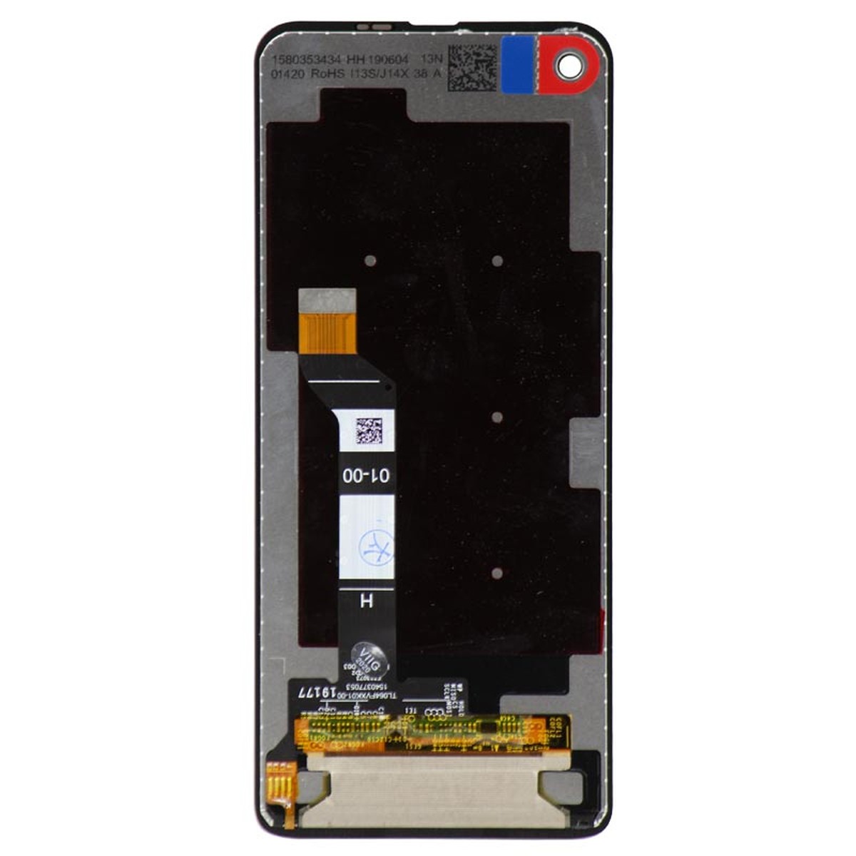 Pantalla LCD con táctil sin marco Reacondicionado para Moto One Vision / One Action, Black — imagen 3