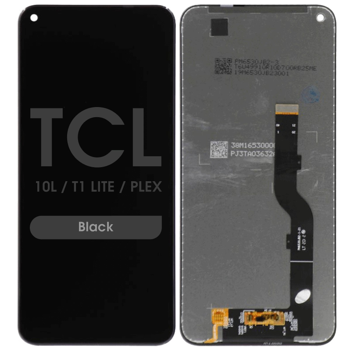 Pantalla LCD con táctil Reacondicionado para TCL 10L / T1 Lite / Plex, Black