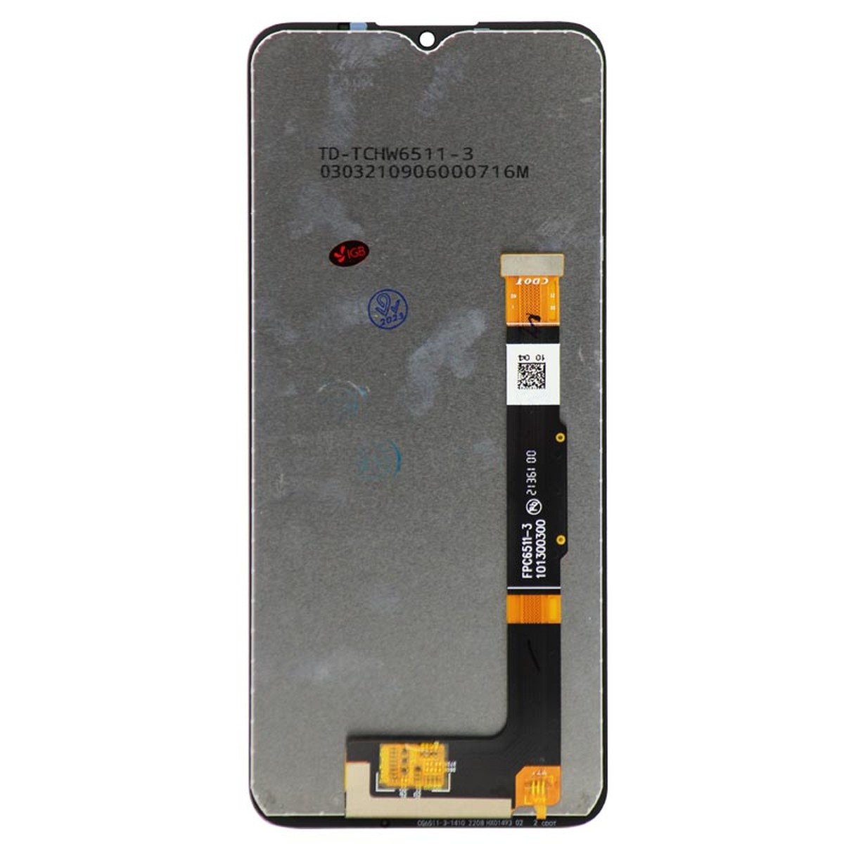 Pantalla LCD con táctil sin marco Reacondicionado para TCL 4x 5G (T601DL), Black — imagen 3