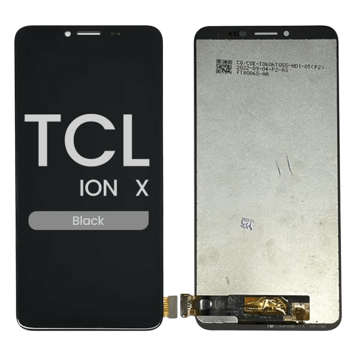 Pantalla LCD con táctil sin marco Reacondicionado para TCL ION X, Black