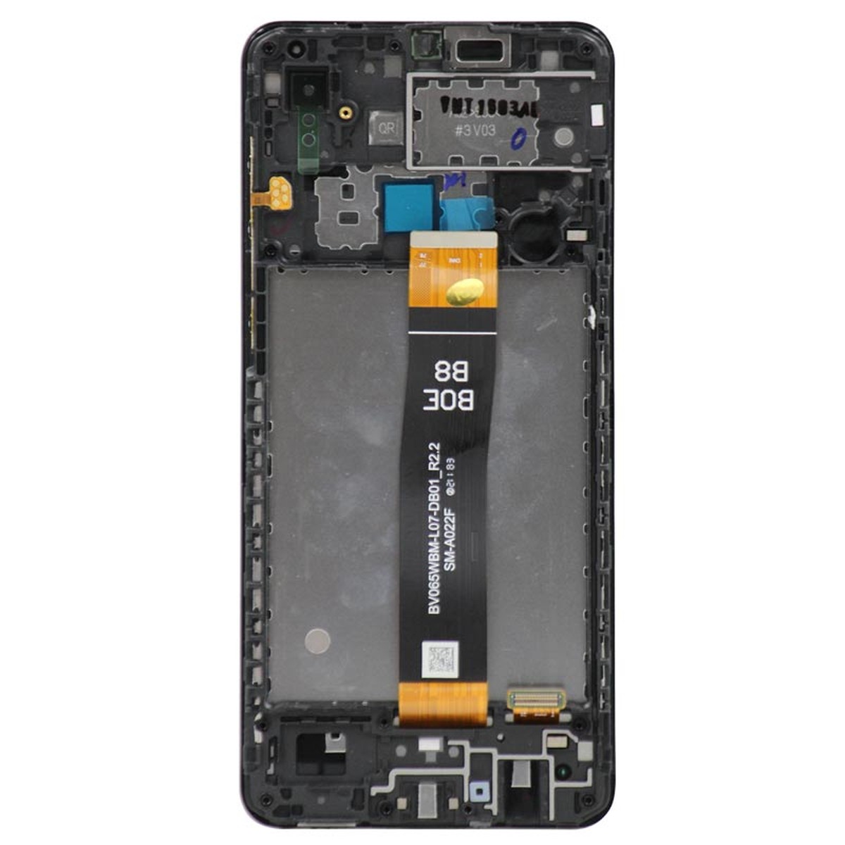 Pantalla LCD con táctil + marco Reacondicionado para Galaxy A02, Versión Internacional, A022F / 2020 / Black — imagen 3